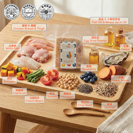 Chicken & Fish Fresh Food Block