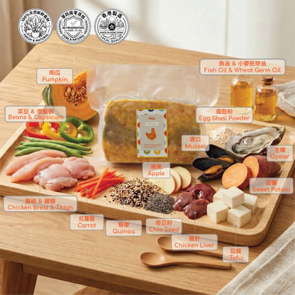 雞肉鮮食磚