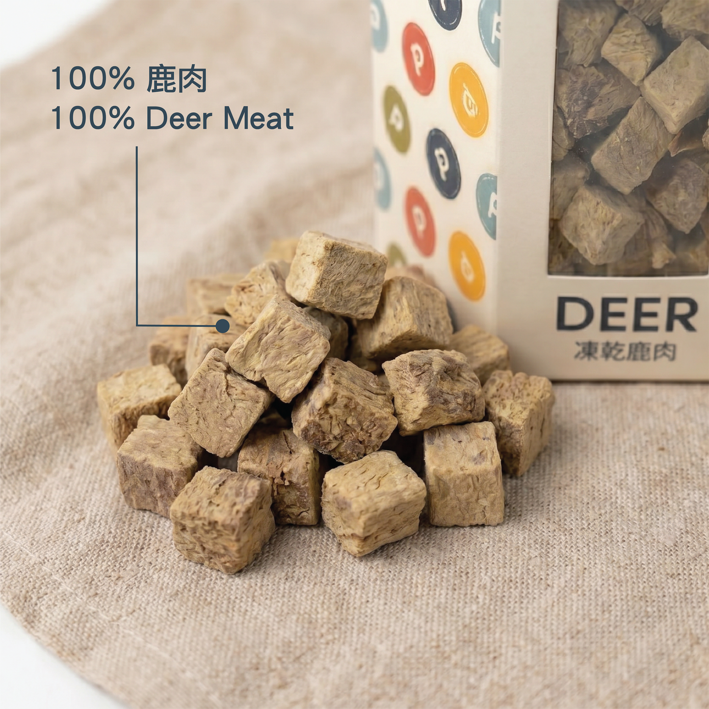 凍乾鹿肉小食